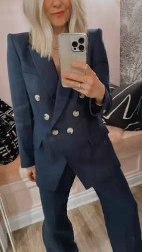 'Puelches Alisa' Linen Blazer