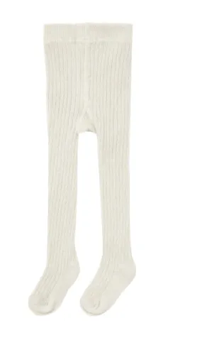 Quincy Mae Organic Cotton Ribbed Tights