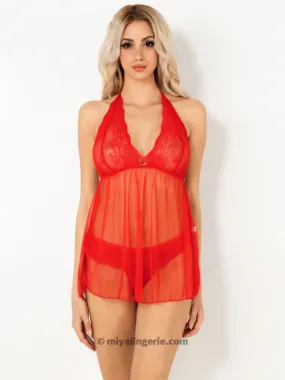 Red Babydoll Dress