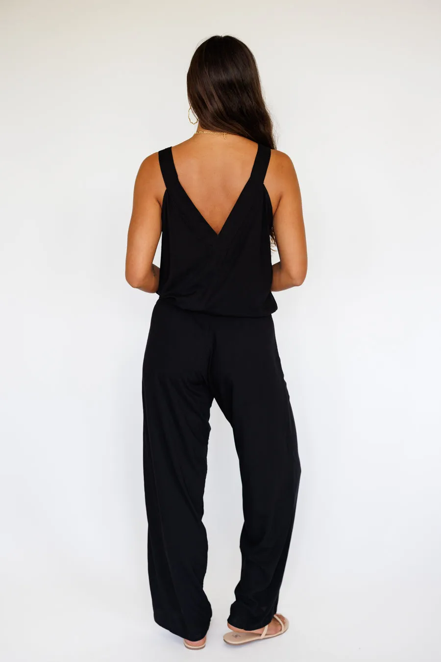 Reeve Jumpsuit / Solid Black