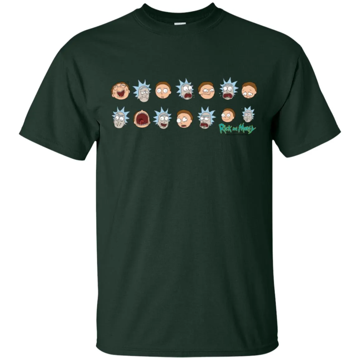 Rick And Morty Expressions Men T-Shirt
