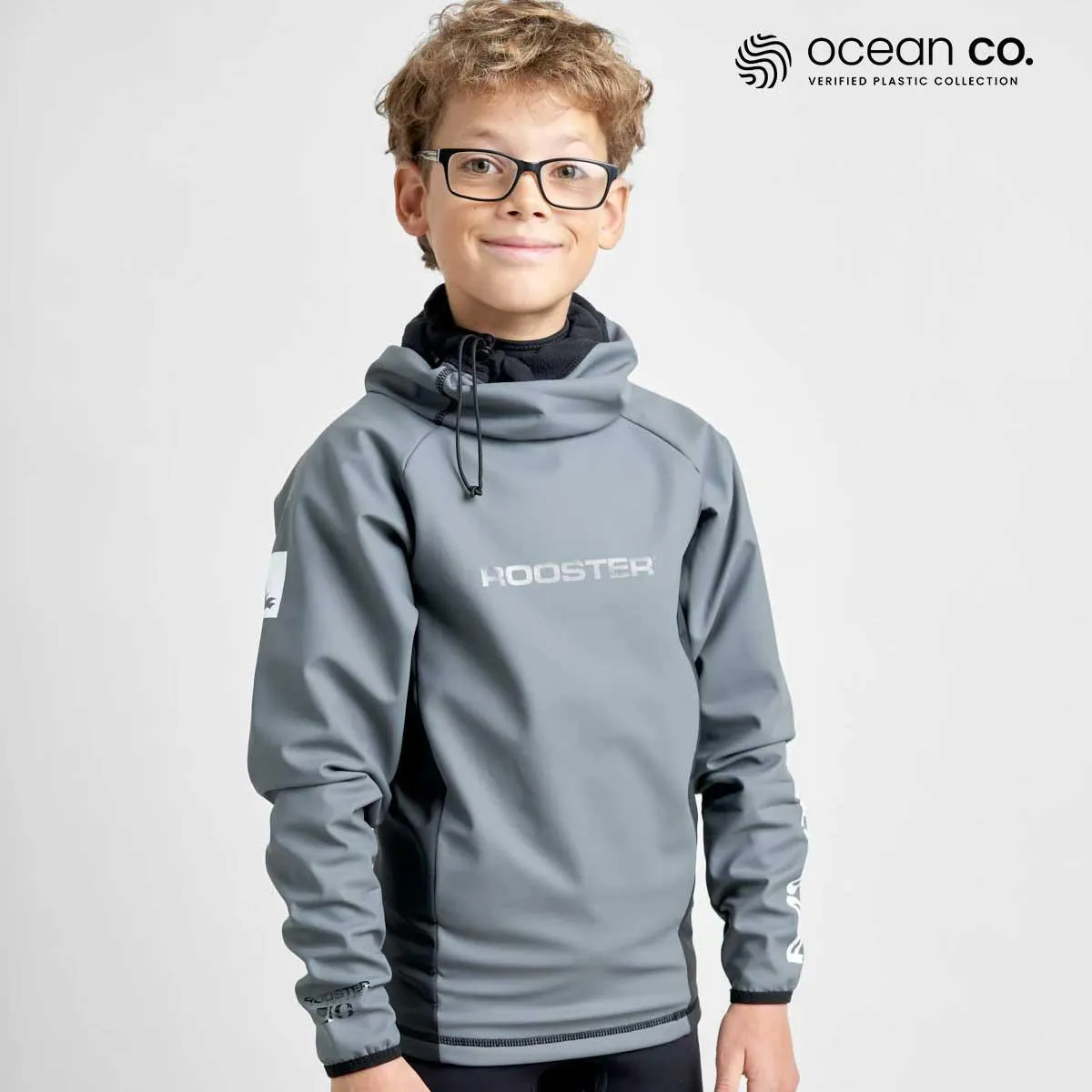 Rooster Junior Classic Aquafleece Top - Grey
