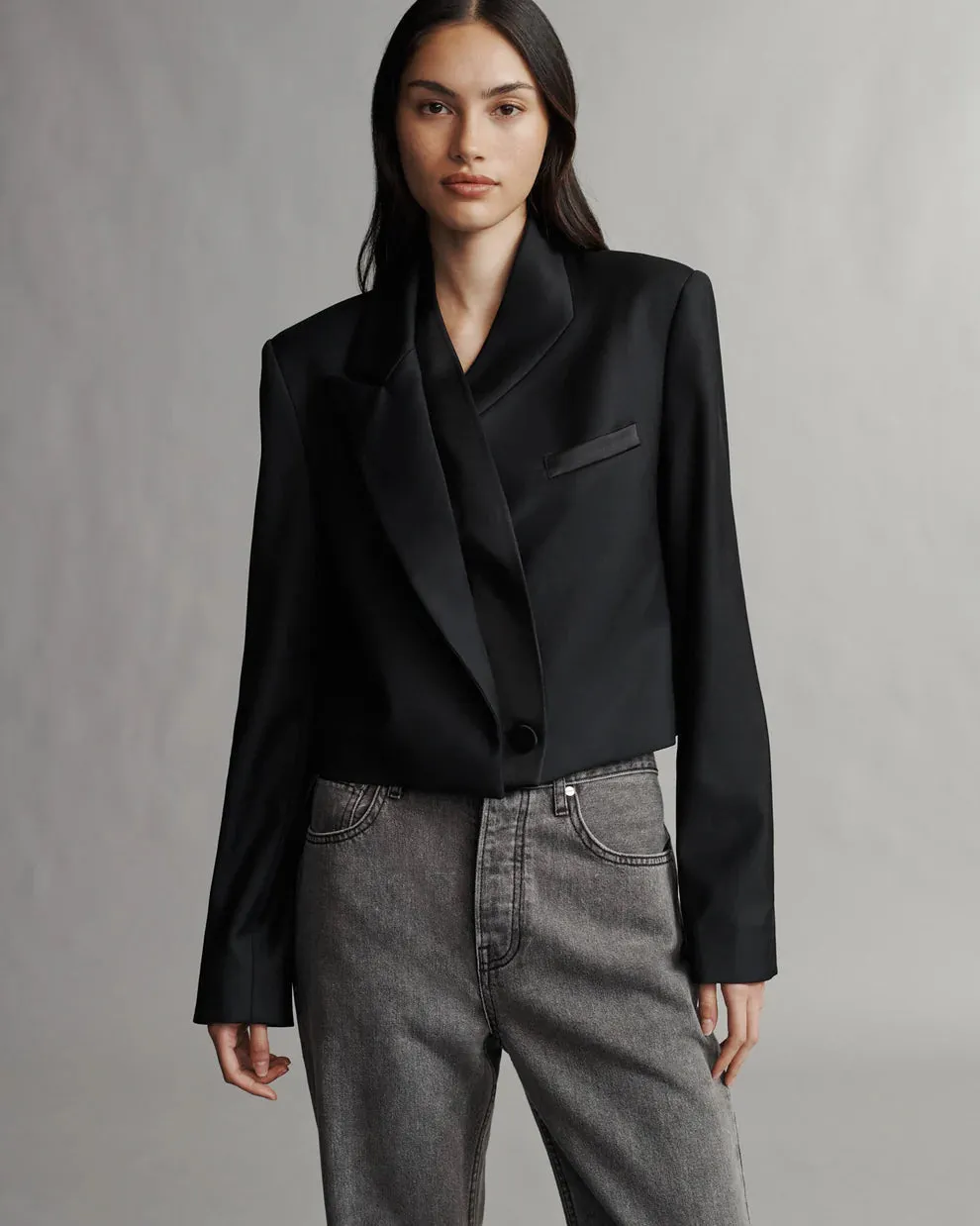 S411814 Way back then cropped jacket