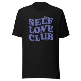 Seasonal T-shirt Self Love Club Short Sleeve 100% Cotton Unisex Crew Neck Top