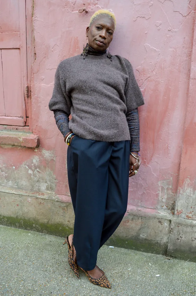 Second Female Wanda Turkish Coffee Knit Sweater