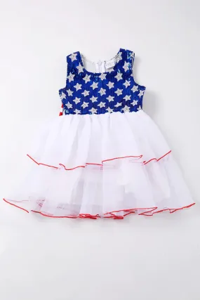 Sequin Star Patriotic Tutu Dress