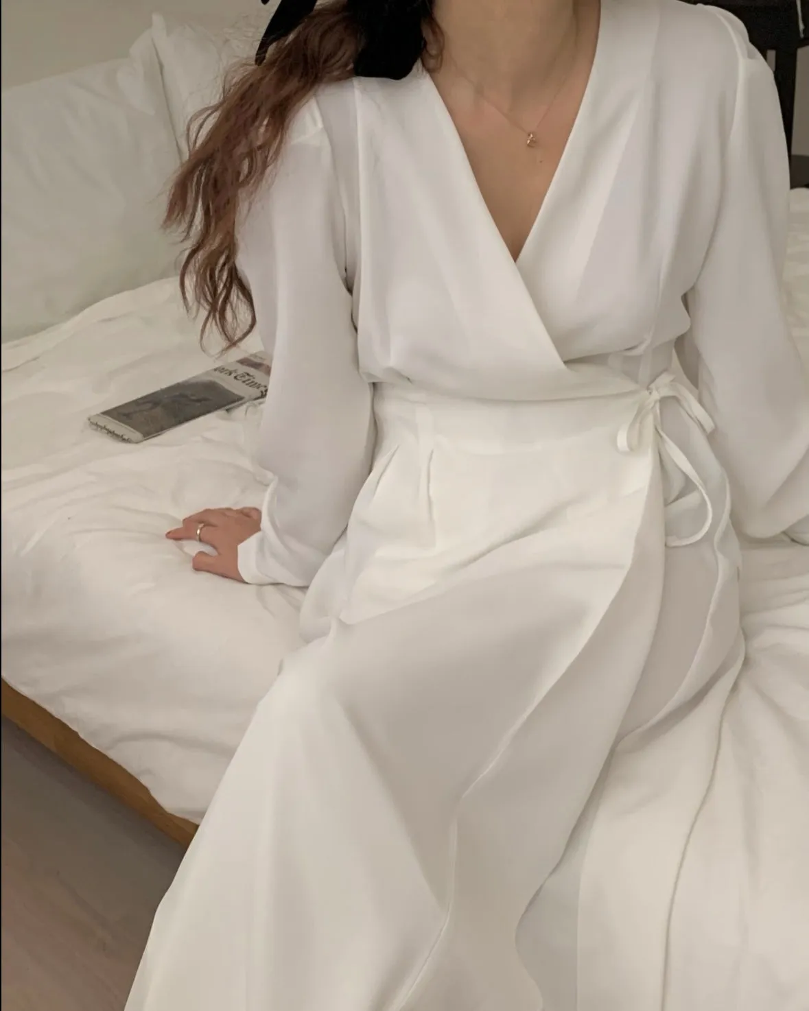 Sia Wrap Long Dress