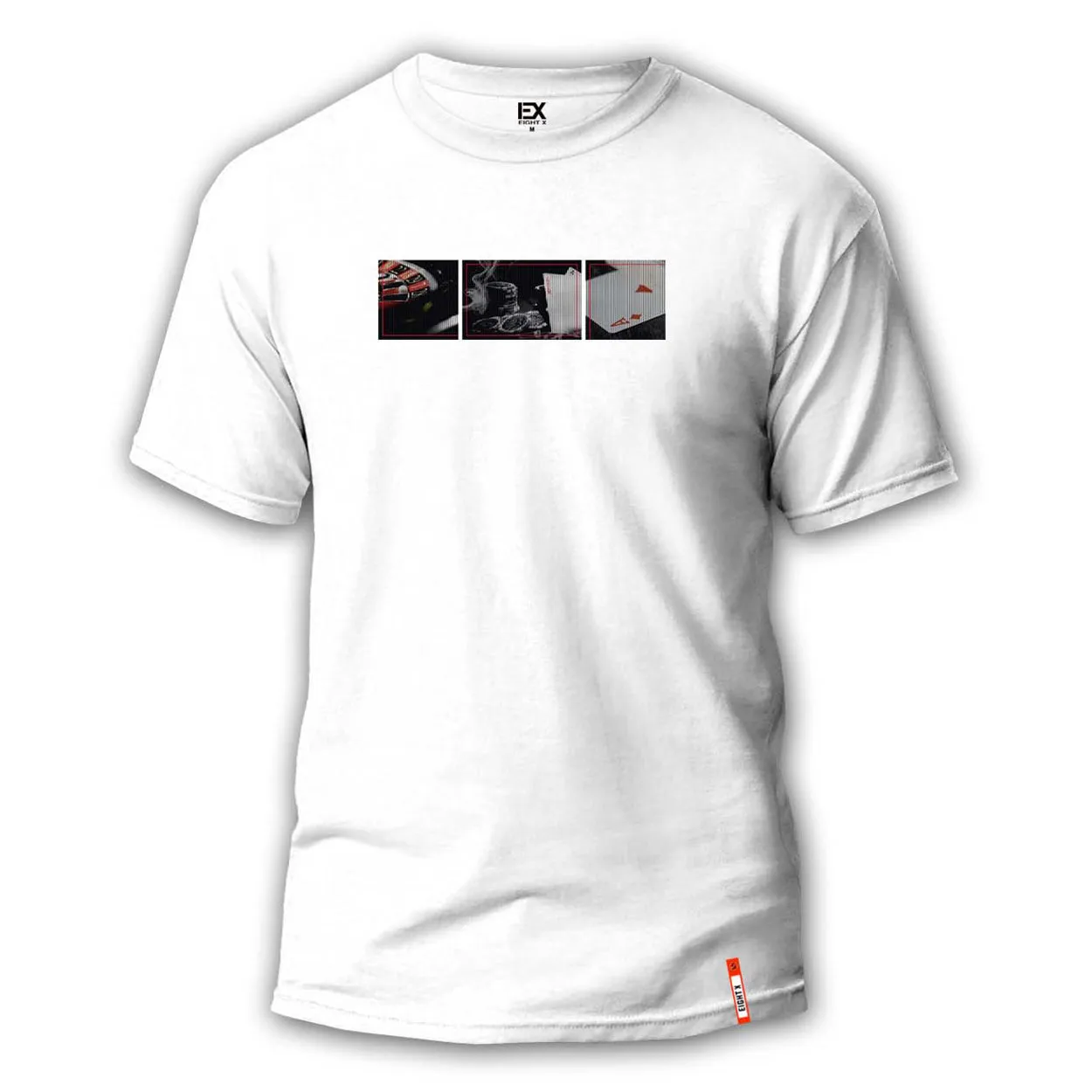 Spin of the Wheel 8X Street T-Shirt - White