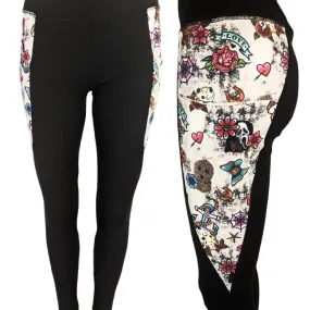 SPOOKY INK LEGGINGS