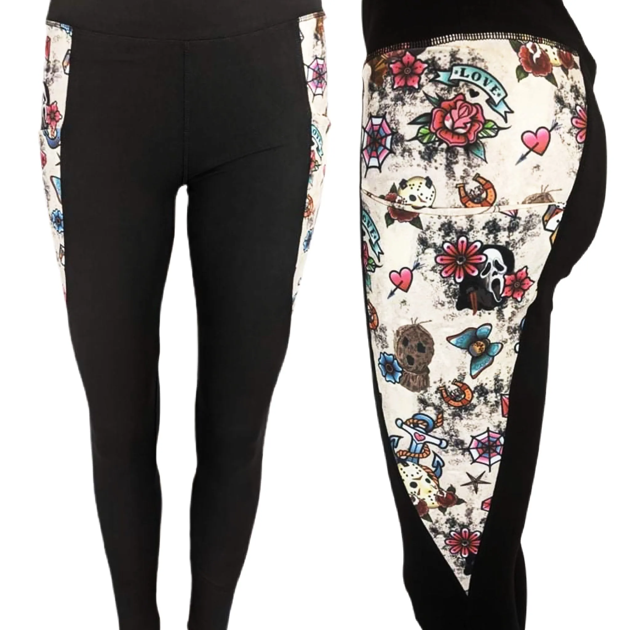 SPOOKY INK LEGGINGS