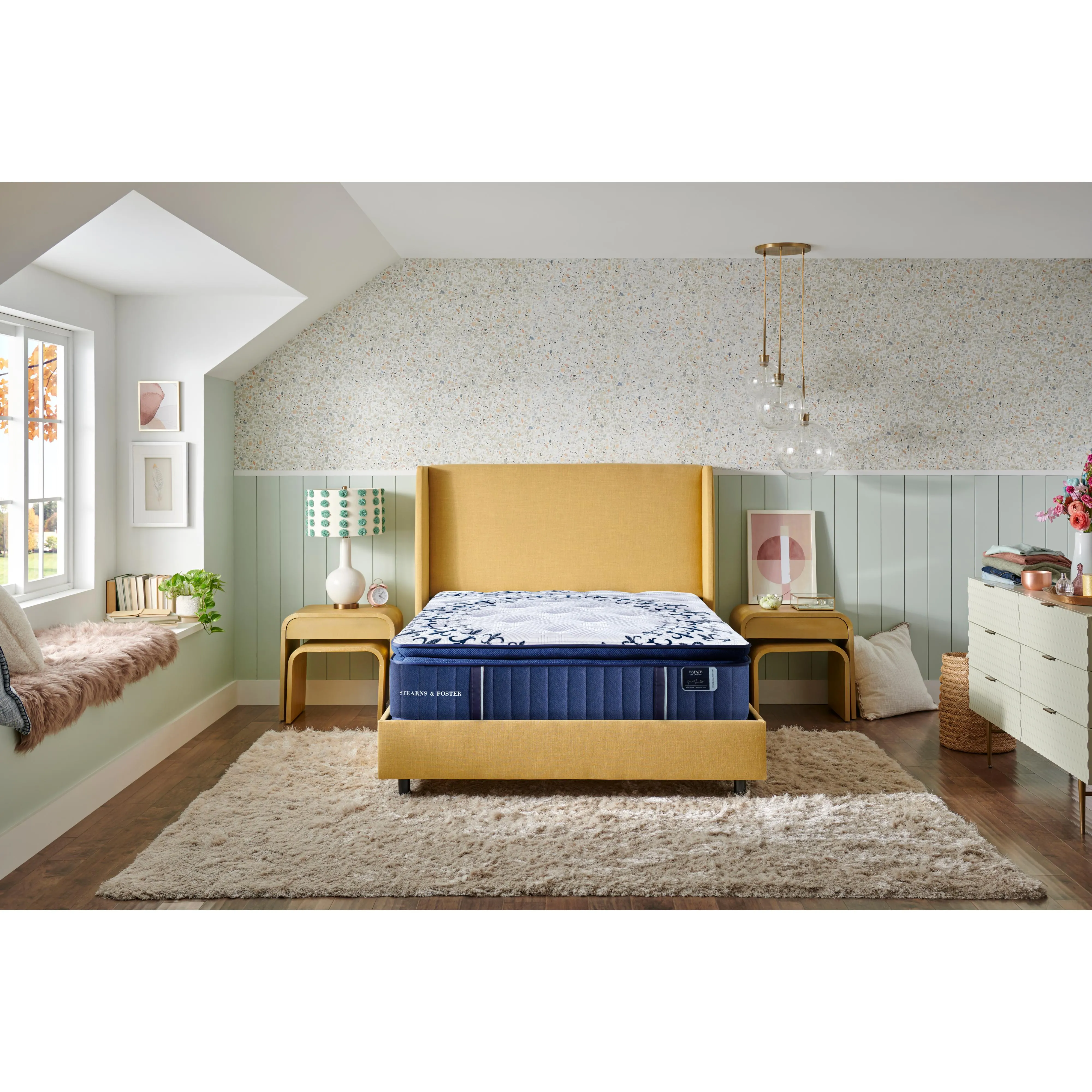Stearns & Foster Mon Cheri Luxury Cushion Firm Pillow Top Mattress (Twin XL)