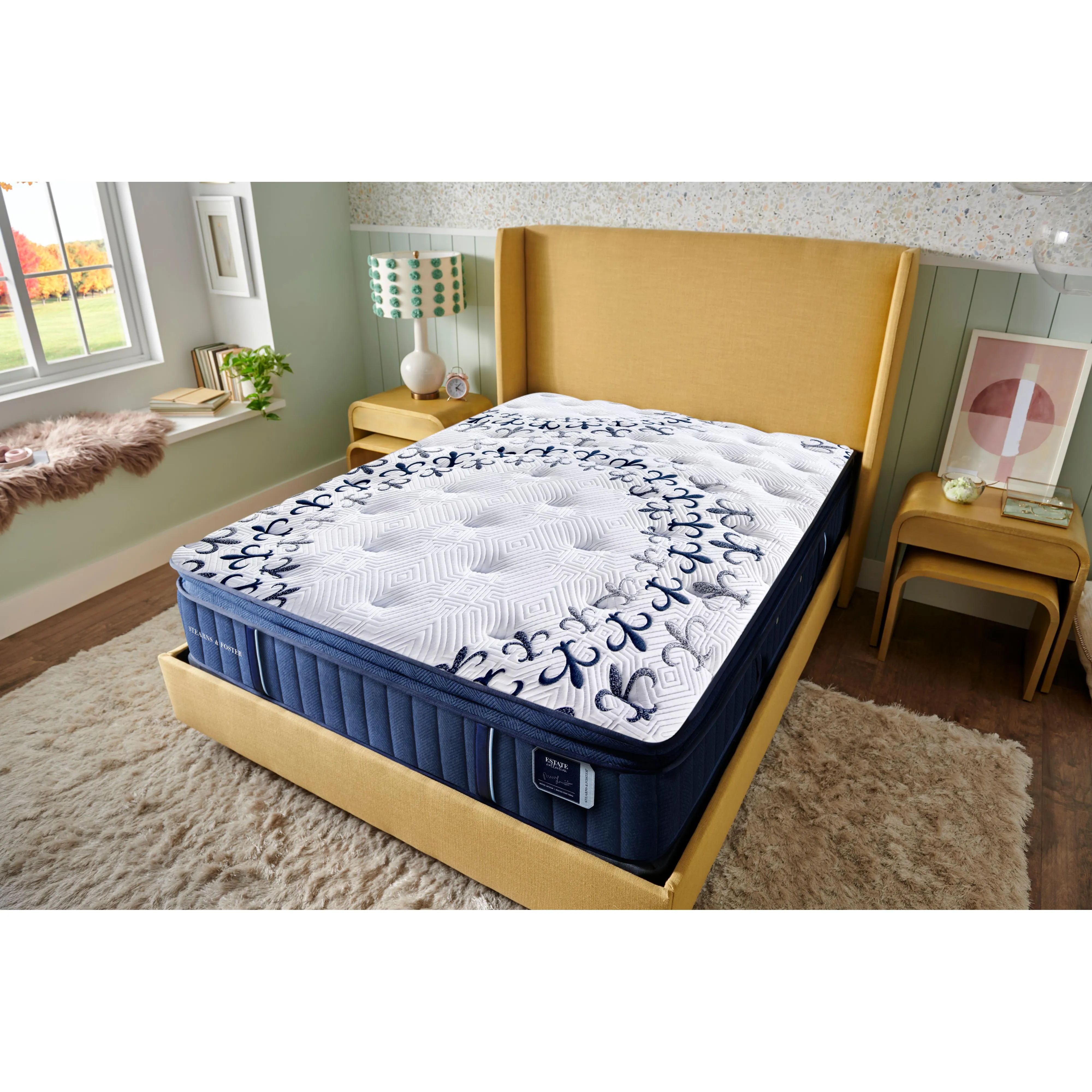 Stearns & Foster Mon Cheri Luxury Cushion Firm Pillow Top Mattress (Twin XL)