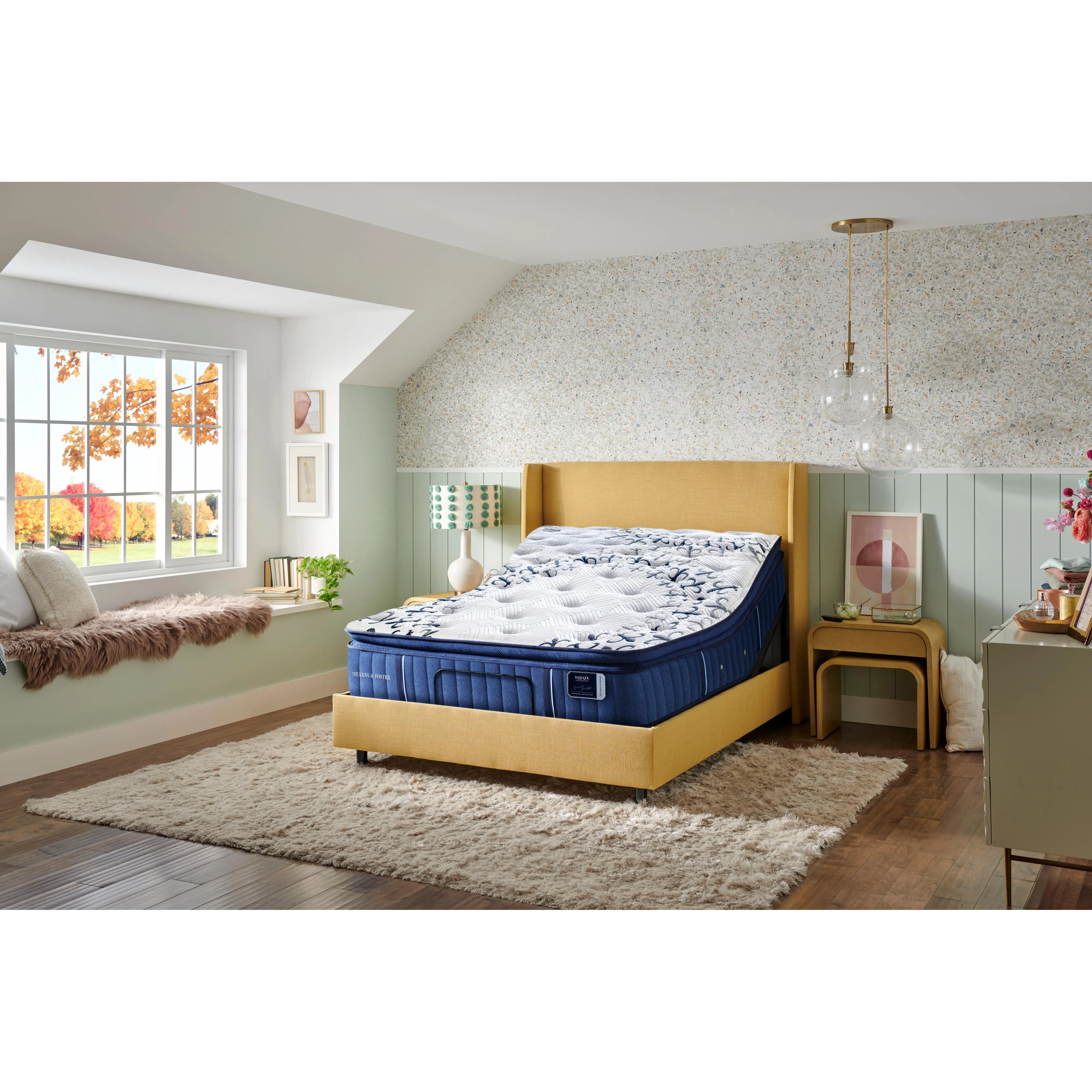 Stearns & Foster Mon Cheri Luxury Cushion Firm Pillow Top Mattress (Twin XL)