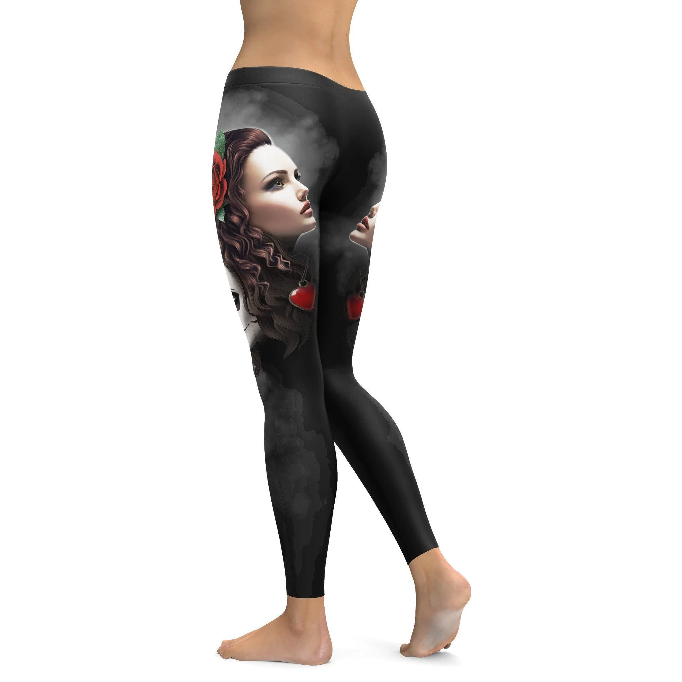 Sugar Skull Good Girl / Bad Girl Leggings