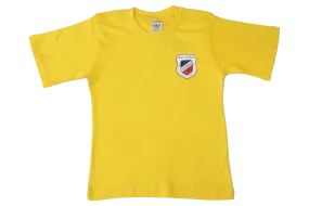 T-Shirt Plain - Yellow Printed - Star College Gr RA & Gr 1-7