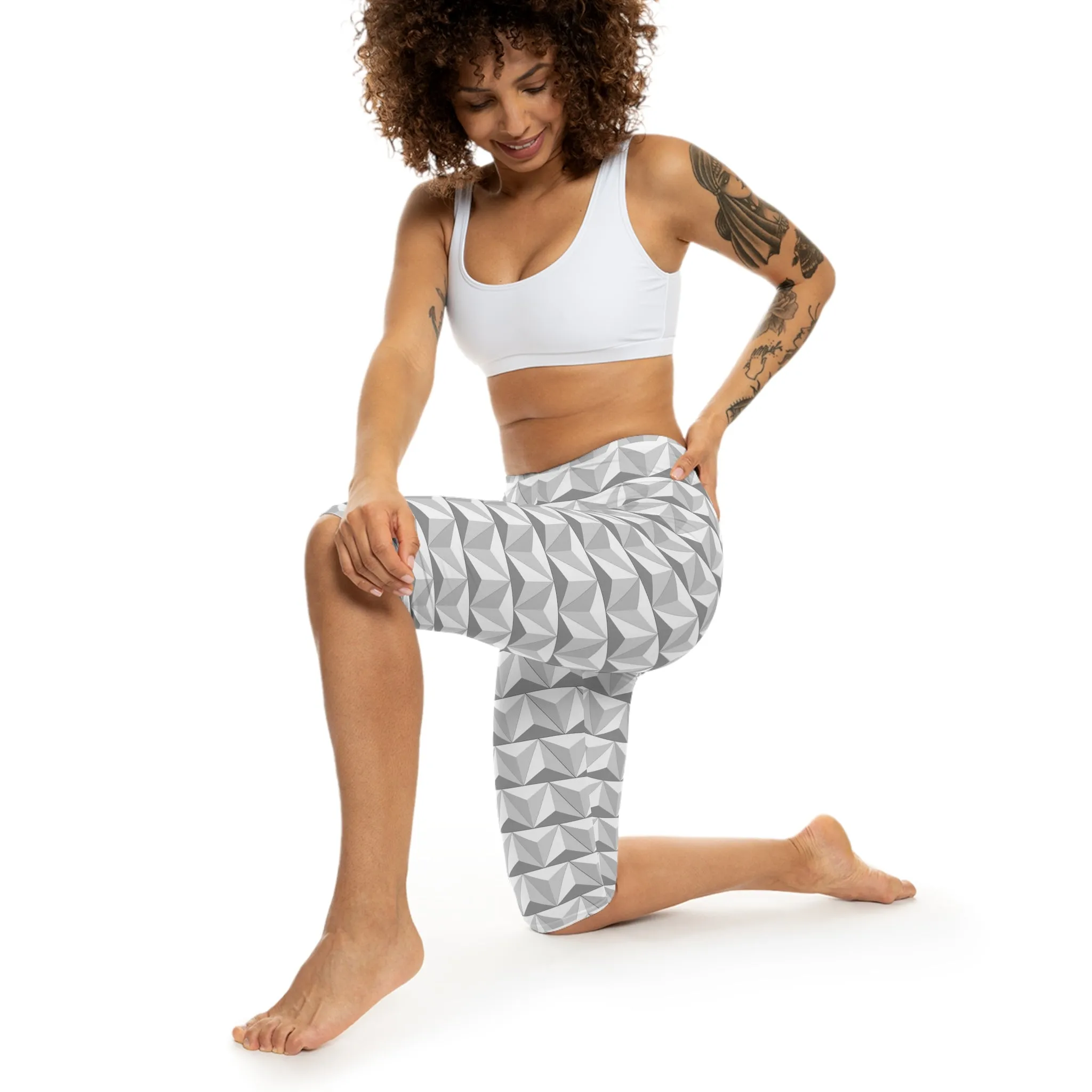 The World of Tomorrow Womens Capri Leggings Running Costume Cosplay Bounding