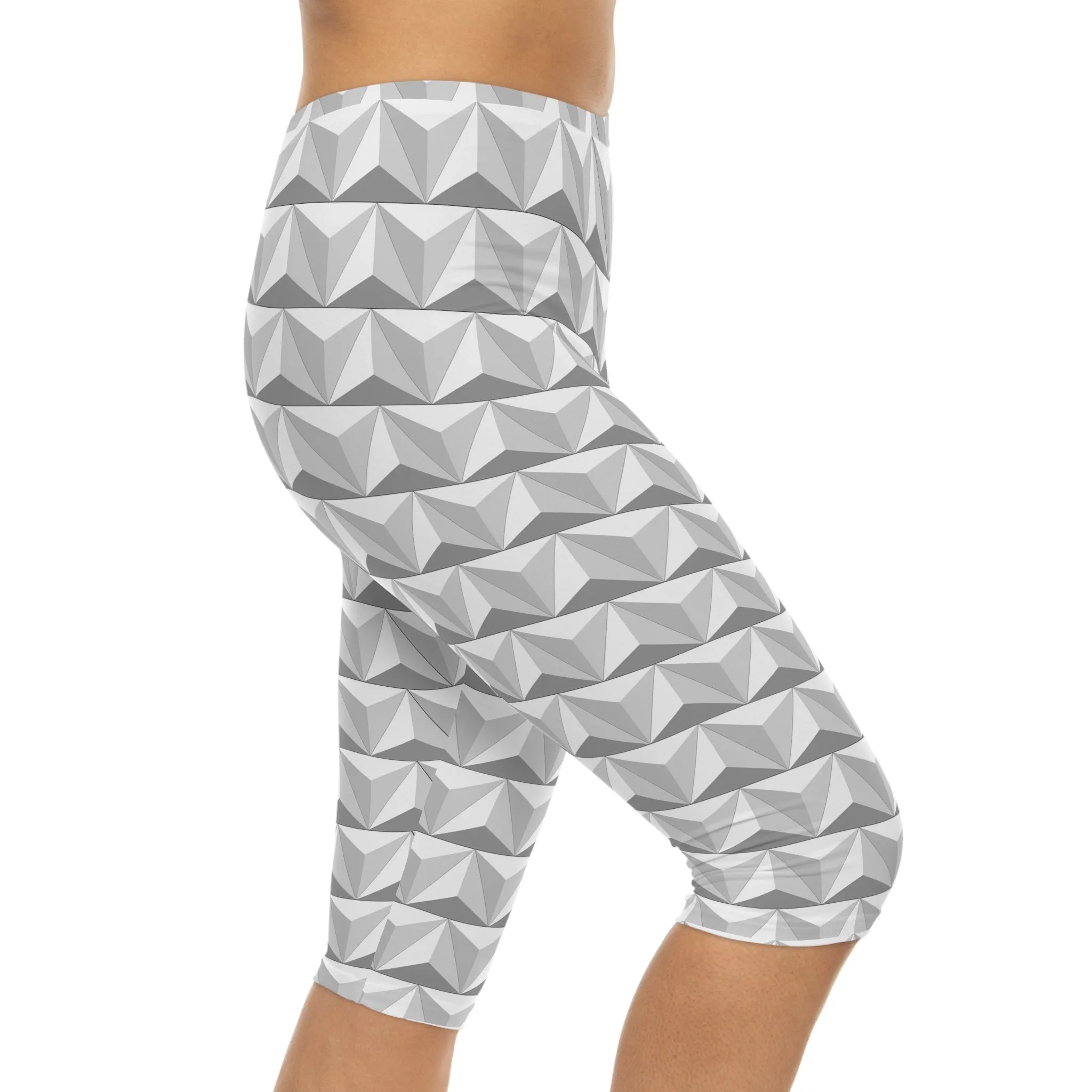 The World of Tomorrow Womens Capri Leggings Running Costume Cosplay Bounding