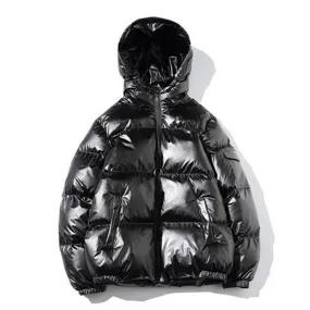 Winter Waterproof Hooded Thick Golden Coat