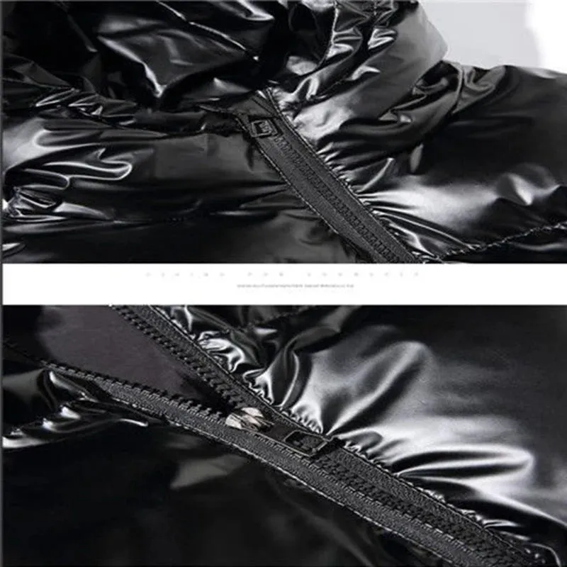 Winter Waterproof Hooded Thick Golden Coat