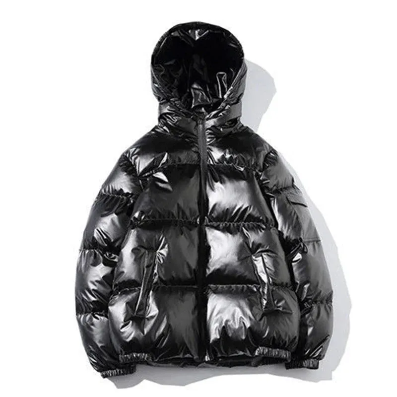 Winter Waterproof Hooded Thick Golden Coat