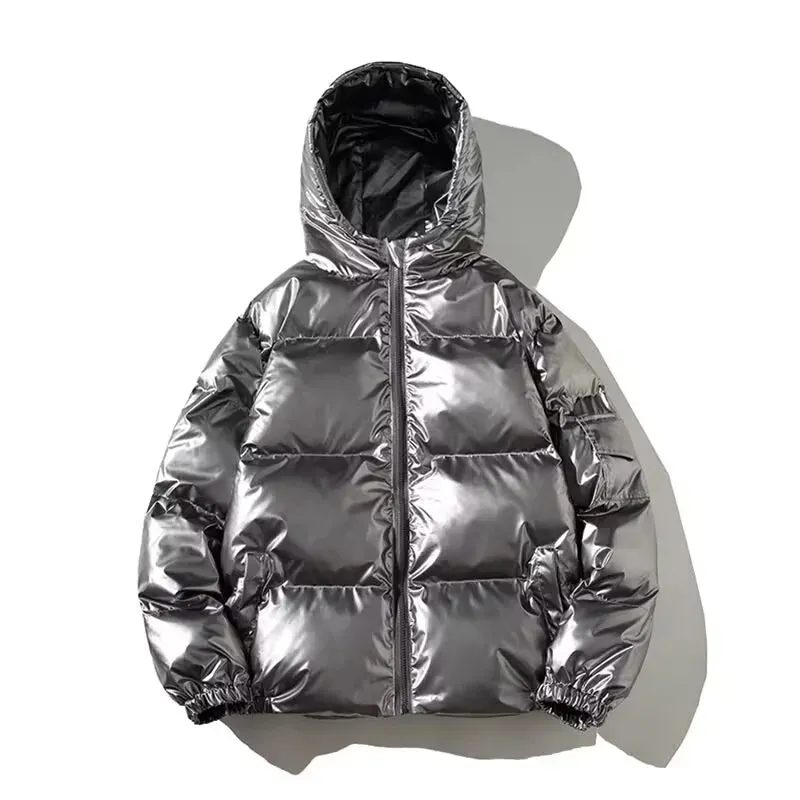 Winter Waterproof Hooded Thick Golden Coat