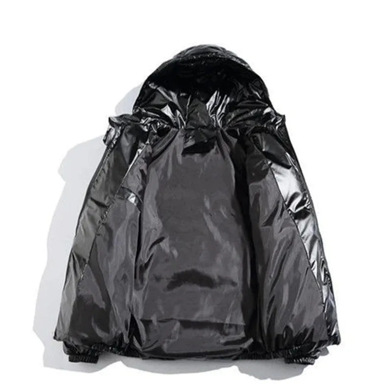 Winter Waterproof Hooded Thick Golden Coat